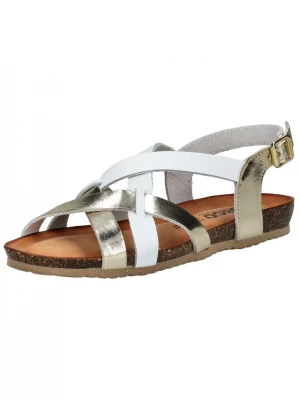 Foto van product IGI&CO Sandalen met riem goud / wit