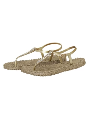 Foto van product ILSE JACOBSEN Teenslipper lichtbeige / goud / zilver