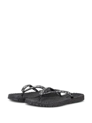 Foto van product ILSE JACOBSEN Teenslipper zwart / wit