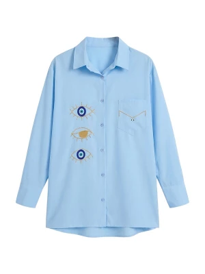Foto van product Imily Bela Blouse blauw / geel / wit