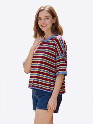 Foto van product Imily Bela Shirt blauw / goudgeel / bourgogne
