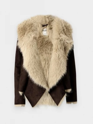 Foto van product Imitatieleren jas Abercrombie & Fitch bruin