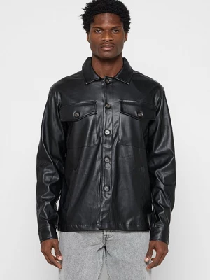 Foto van product Imitatieleren jas Brave Soul zwart