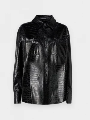 Foto van product Imitatieleren jas KARL LAGERFELD zwart