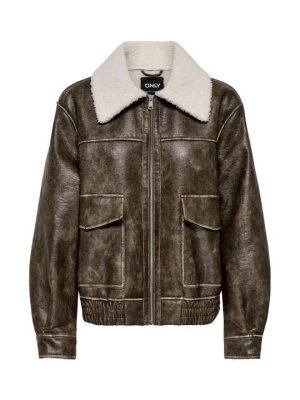 Foto van product Imitatieleren jas Only bruin