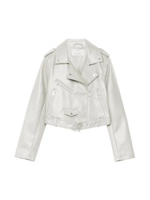 Foto van product Imitatieleren jas Stradivarius wit