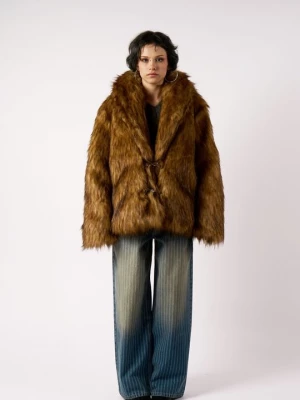 Foto van product Imitatieleren jas The Ragged Priest tan
