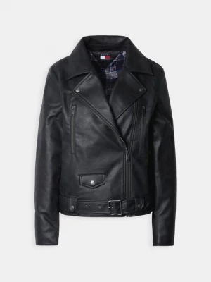 Foto van product Imitatieleren jas Tommy Jeans zwart