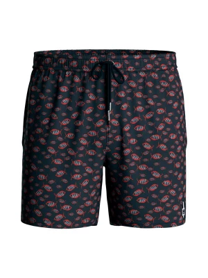 Foto van product IMPETUS Zwemshorts donkerblauw / rood / wit