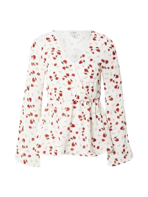 Foto van product In The Style Shirt 'JOSSA' olijfgroen / rood / wit