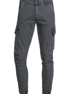 Foto van product INDICODE JEANS Cargobroek 'August' grey denim