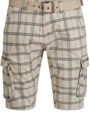Foto van product INDICODE JEANS Cargobroek beige / mintgroen