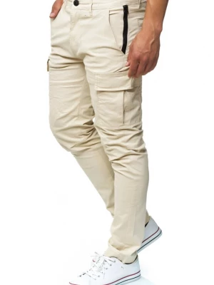 Foto van product INDICODE JEANS Cargobroek 'Mathews ' beige