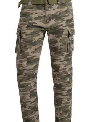 Foto van product INDICODE JEANS Cargobroek ' William ' groen