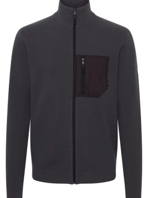 Foto van product INDICODE JEANS Gebreid vest antraciet / donkergrijs