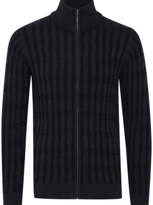 Foto van product INDICODE JEANS Gebreid vest grijs / antraciet