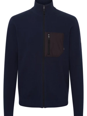 Foto van product INDICODE JEANS Gebreid vest 'Medan' navy / brons
