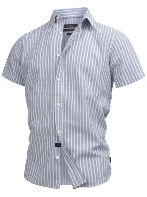 Foto van product INDICODE JEANS Overhemd 'Bravida' blauw / wit