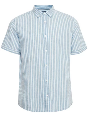 Foto van product INDICODE JEANS Overhemd 'Hank' lichtblauw / natuurwit
