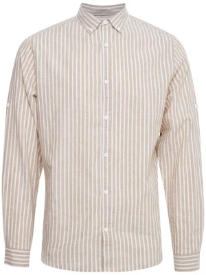 Foto van product INDICODE JEANS Overhemd 'Hanko' greige / wit