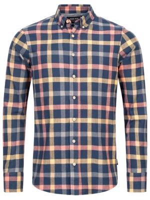 Foto van product INDICODE JEANS Overhemd 'Riverside' navy / geel