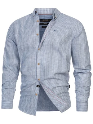 Foto van product INDICODE JEANS Overhemd 'Terra' blauw / wit