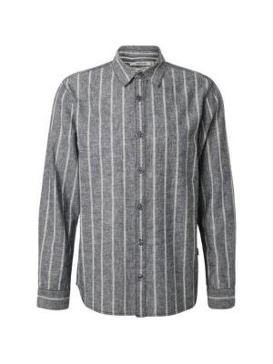 Foto van product INDICODE JEANS Overhemd 'Tryp' smoky blue / wit