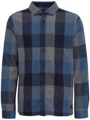 Foto van product INDICODE JEANS Overhemd 'Valmer' blauw / lichtgrijs / donkergrijs