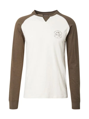 Foto van product INDICODE JEANS Shirt 'Canton' olijfgroen / wit