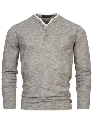Foto van product INDICODE JEANS Shirt 'Coleson' grijs gemêleerd / wit