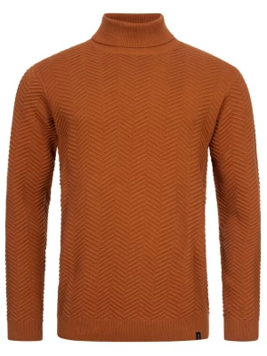 Foto van product INDICODE JEANS Trui 'Saini' donkeroranje