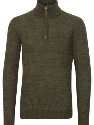 Foto van product INDICODE JEANS Trui 'Valero' chocoladebruin / olijfgroen
