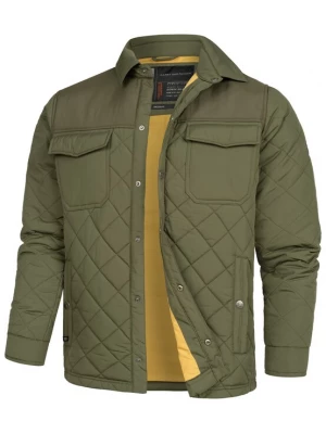 Foto van product INDICODE JEANS Tussenjas 'Dome' donkergroen