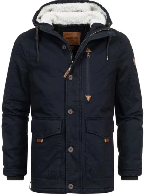 Foto van product INDICODE JEANS Winterjas ' Crossing ' bruin / zwart