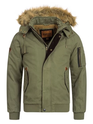Foto van product INDICODE JEANS Winterjas 'Pennington' olijfgroen