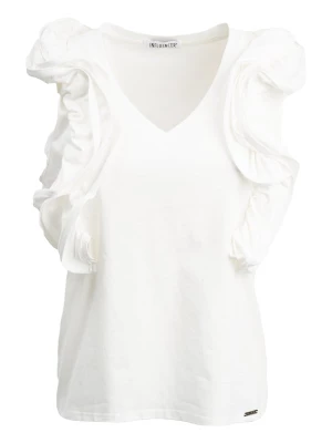 Foto van product Influencer Shirt 'Flounce' wit