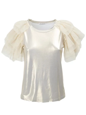 Foto van product Influencer Shirt 'Glittery' goud