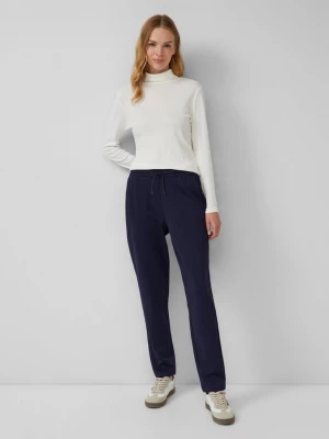 Foto van product Interlock jogg broek met elastische tailleband s.Oliver blauw