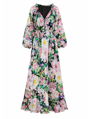 Foto van product Introvertie VIENNA Zomerjurk 'Alegria Kaftan Maxi Dress' gemengde kleuren