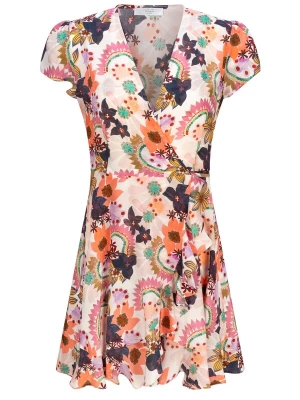 Foto van product Introvertie VIENNA Zomerjurk 'ALICE Silk Wrap Dress' gemengde kleuren
