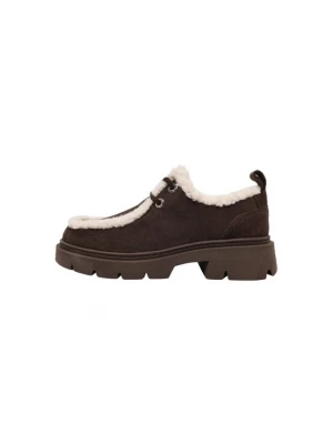 Foto van product INUIKII Veterschoen 'MOCABEE CURLY' donkerbruin