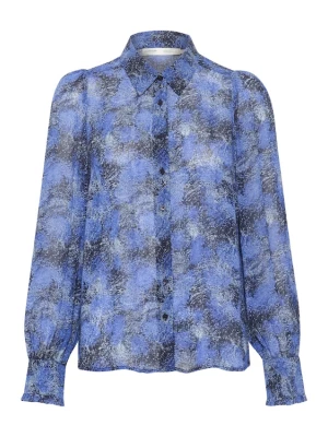 Foto van product InWear Blouse 'Davila' azuur / donkerblauw / wit