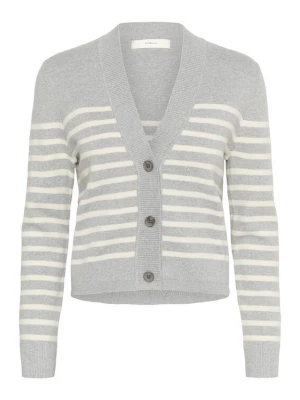 Foto van product InWear Gebreid vest 'Wallis' lichtbeige / grijs gemêleerd
