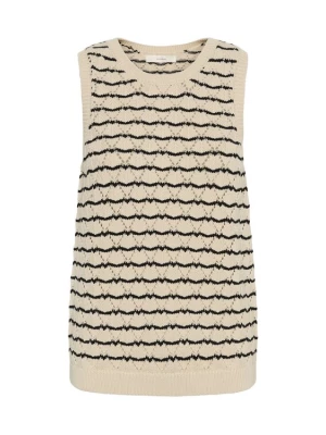 Foto van product InWear Gebreide top 'BalettaIW' lichtbeige / zwart