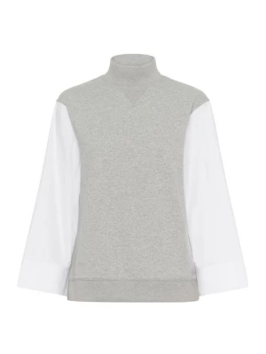 Foto van product InWear Trui 'CAPELLA' grijs / wit