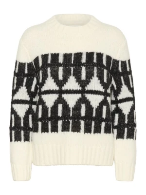Foto van product InWear Trui 'TeiIW' zwart / wolwit