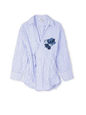 Foto van product Ipekyol Blouse marine / blauw denim / lichtblauw / wit