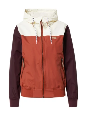 Foto van product Iriedaily Functionele jas 'Veruschka' cognac / wijnrood / wit