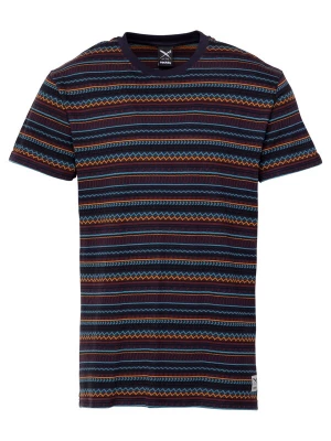 Foto van product Iriedaily Shirt 'Chop Chop' lichtblauw / donkerblauw / braam / oranje