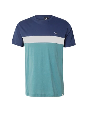 Foto van product Iriedaily Shirt 'Court' navy / jade groen / wit